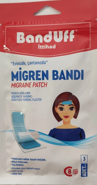 BANDUFF MİGREN BANDI PAKET İÇİ 3 ADET ürün görseli 1