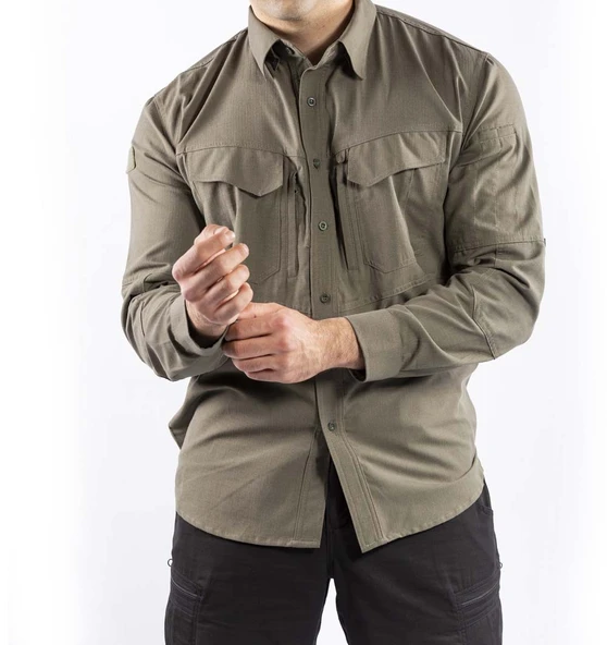 VAV Wear Outdoor Taktik Pamuklu Erkek Gömlek TACTEC01 ürün görseli 1