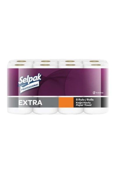 SELPAK PRO EXTRA HAVLU KAGIDI 8X3 ürün görseli 1