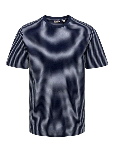 Only & Sons   ONSFRED LIFE RLX SS STRIPE TEE NOOS Erkek Blue T-Shirt - 22036384 ürün görseli 1