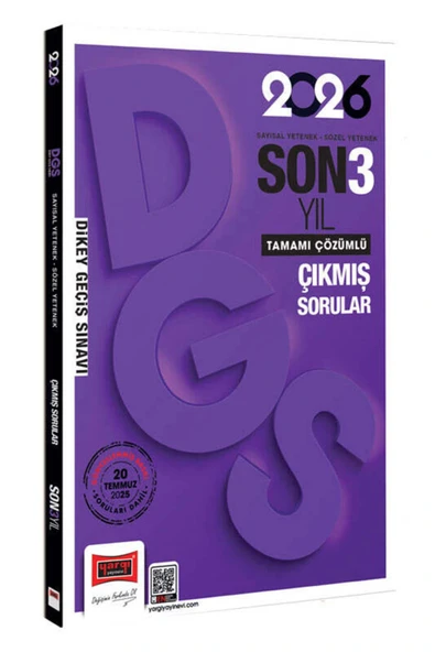 Yargı 2026 Dgs Sayısal Sözel Son 3 Yıl Çıkmış Sorular ürün görseli 1