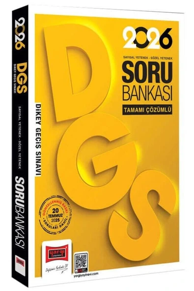 Yargı 2026 Dgs Sayısal Sözel Soru Bankası ürün görseli 1
