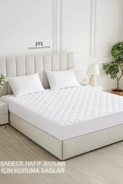 TeksNil Home %100 Mikrofiber Kapitone Yatak Koruyucu Alez Full Kenar Çarşaf Fitted Tek Çift Battal Bebek ürün görseli 1