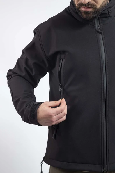 VAV Wear Tactical Outdoor Softshell Erkek Mont SHELLHT04 - Resim 8