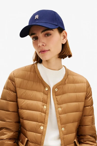 Tommy Hilfiger   TH ELEVATED CHIC CAP Kadın Mavi Şapka - AW0AW17631 ürün görseli 1