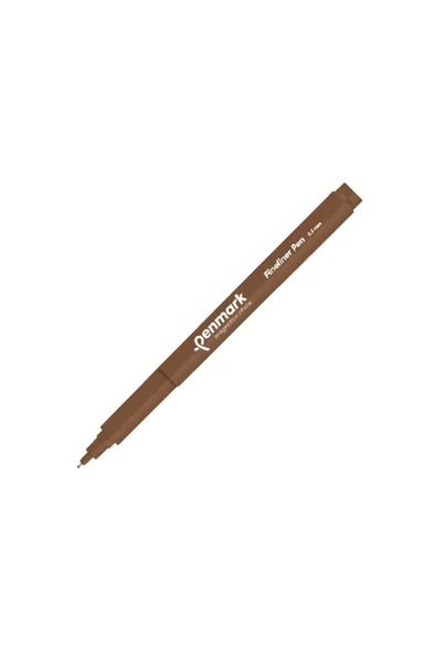 Penmark Fineliner Kalem 0,6 Japon Uç Kahverengi Hs-800-10 ürün görseli 1