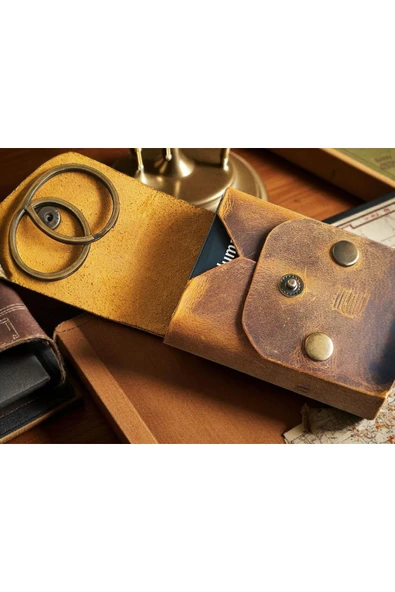 sumerianwallet Sigara Kılıfı Crazy Deri Taba - Resim 2