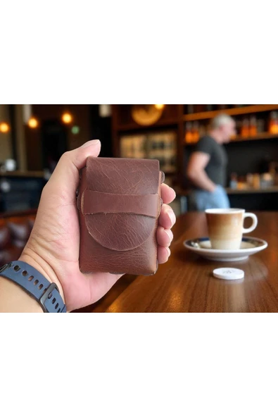 sumerianwallet Deri Sigara Kılıfı Tarçın ürün görseli 1