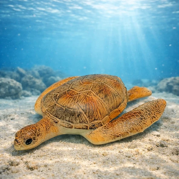 Deniz Hayvanları Serisi - Caretta Caretta 22 cm ürün görseli 1