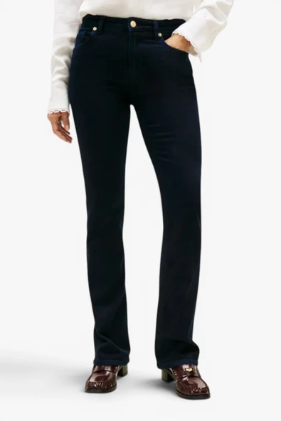 Tommy Hilfiger   DNM NINA BOOTCUT RW Kadın Mavi Denim Pantolon - WW0WW50541 ürün görseli 1