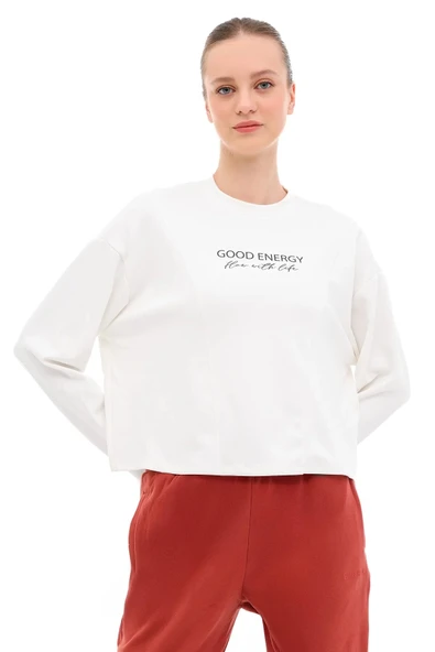 Lumberjack   5W WL 16ABER YOG2-8 5PR Kadın Bej Sweatshirt - 102020859 ürün görseli 1