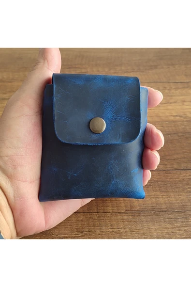 sumerianwallet Deri Sigara Kılıfı Mavi 2 - Resim 6