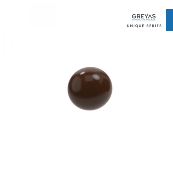 Polikarbon Tam Küre Pralin Çikolata Kalıbı 8.6 gr | Cm-3683 ürün görseli 1