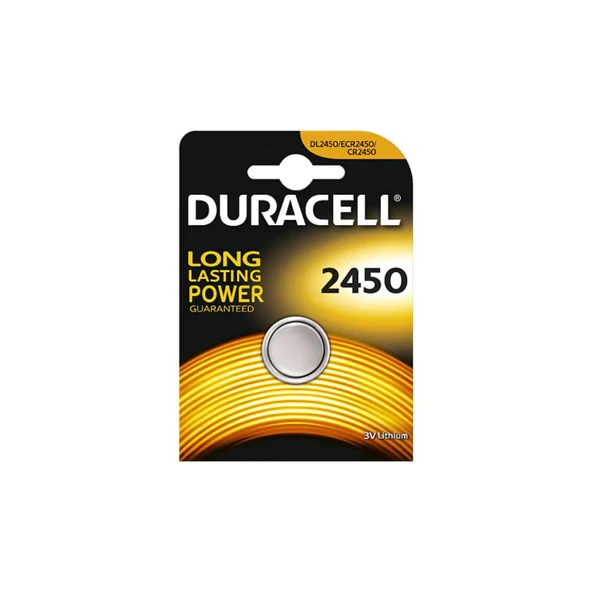 Duracell CR2450 3 V Lityum Düğme Pil ürün görseli 1