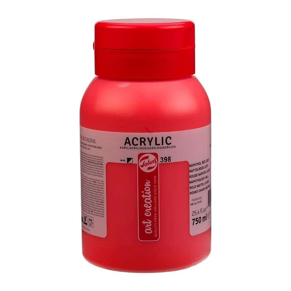 TALENS ARTCREATİON AKRİLİK 750 ML NAPTHOL RED LIGHT 398 ürün görseli 1