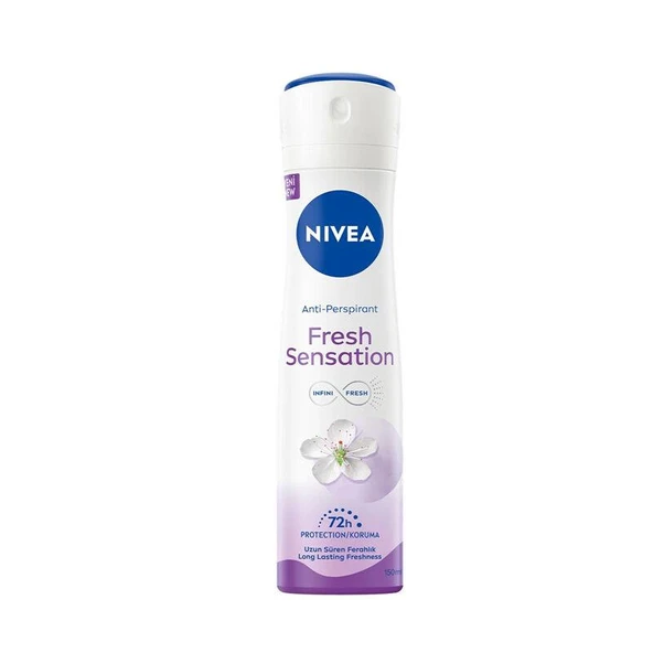Nivea Fresh Sensation Kadın Sprey Deodorant 150 ml ürün görseli 1