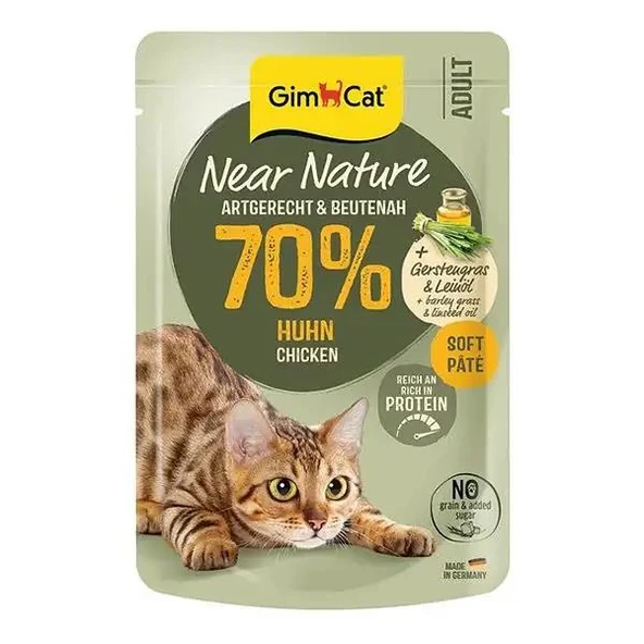 GimCat Near Nature Ezme Tavuklu Etli Yetişkin Kedi Konservesi 85 Gr ürün görseli 1