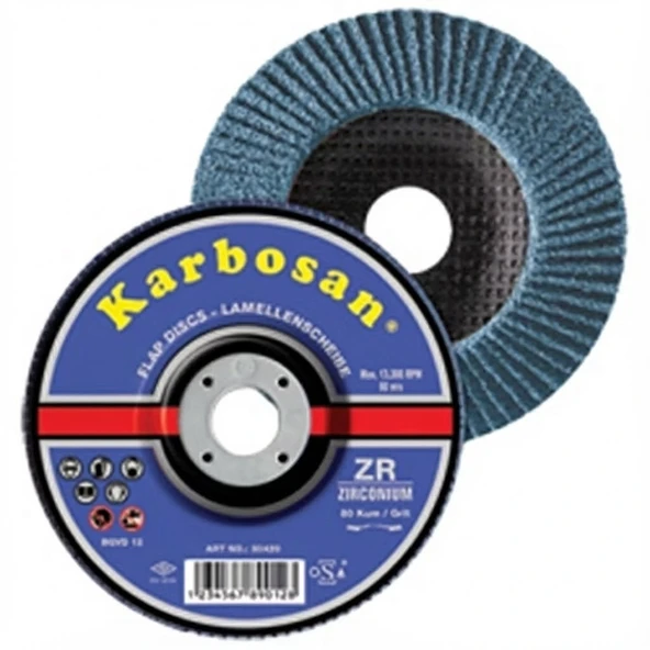 Karbosan Flap Disk Zımpara ZR 115x60 983460 ürün görseli 1
