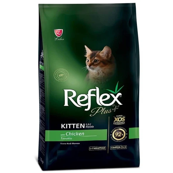 Reflex plus kitten cat chicken 8kg tavuklu yavru kedi maması ürün görseli 1