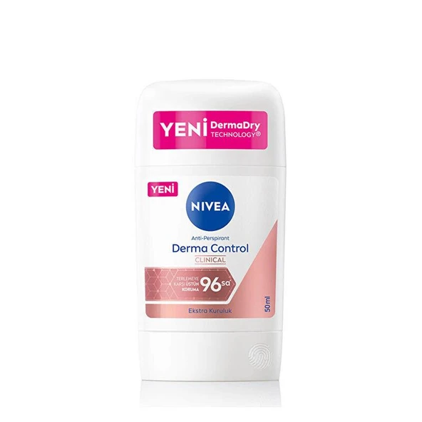 Nivea Derma Control Clinical Stick Deodorant 50 ml ürün görseli 1