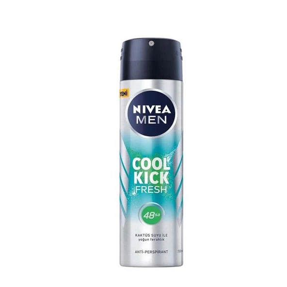 Nivea Cool Kick Fresh Sprey Deodorant 150 ml ürün görseli 1