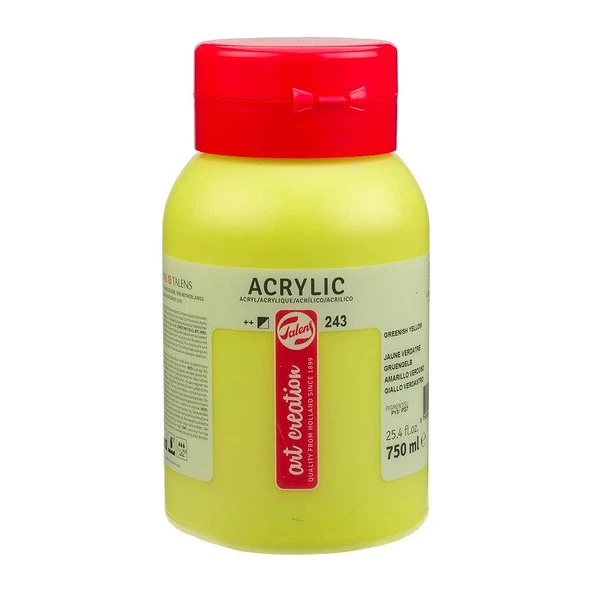 TALENS ARTCREATİON AKRİLİK 750 ML GREENISH YELLOW 243 ürün görseli 1