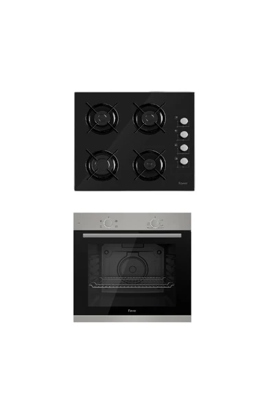 XE SERİSİ 2'Li SİYAH ANKASTRE SET (XE61MDV-2140)