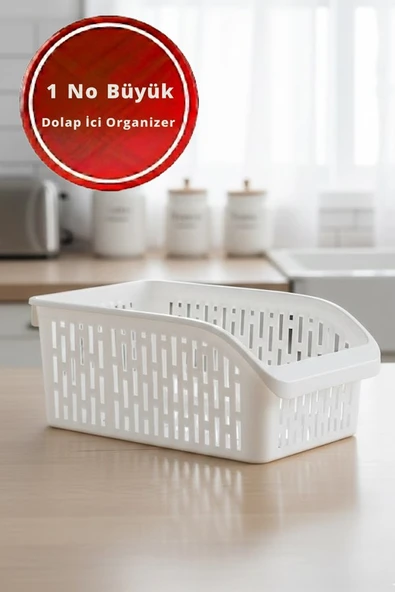 1 No Büyük Buzdolabı Raf Düzenleyicisi 29x20x13 Cm ürün görseli 1