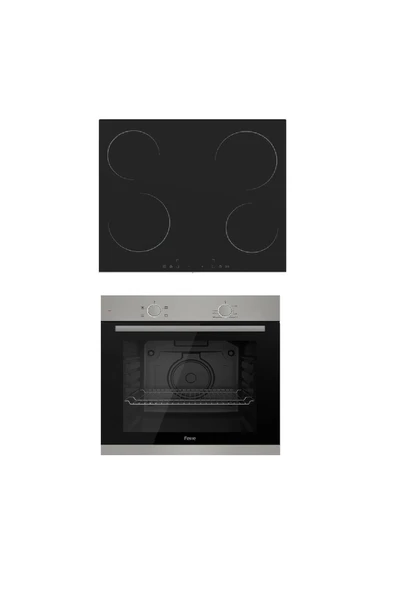 Ferre XE SERİSİ 2'Lİ SİYAH ANKASTRE SET (XE61MDV-MS261 ELEKTİRİKLİ OCAK ) ürün görseli 1