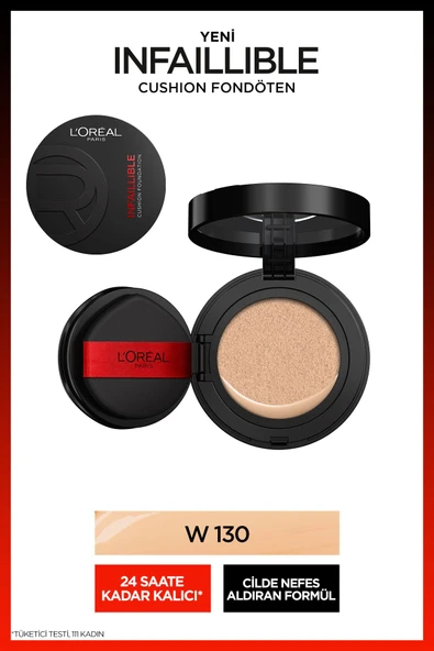 L'Oréal Paris Infaillible Freshwear Cushion Fondöten - N 130 ürün görseli 1