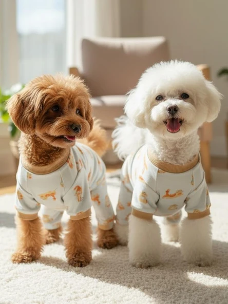 Bejjy Pamuklu Köpek Tulum Pijama ürün görseli 1