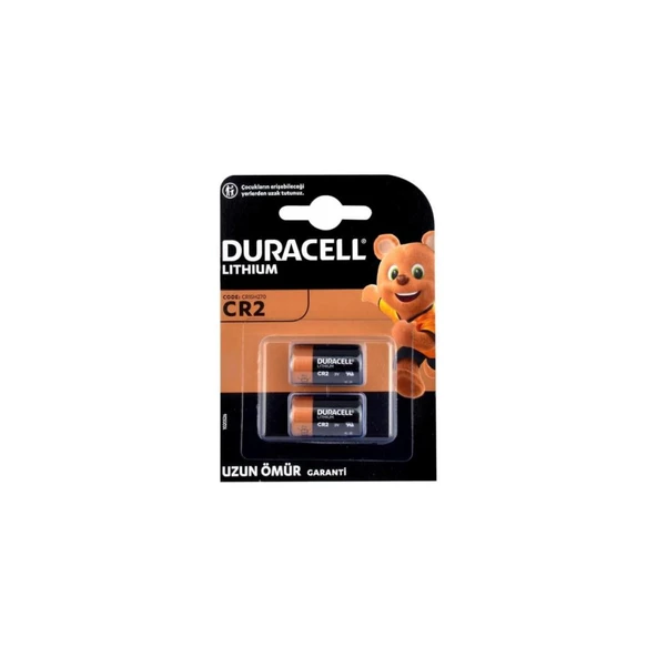 Duracell CR2 3V Lityum Pil 2li ürün görseli 1
