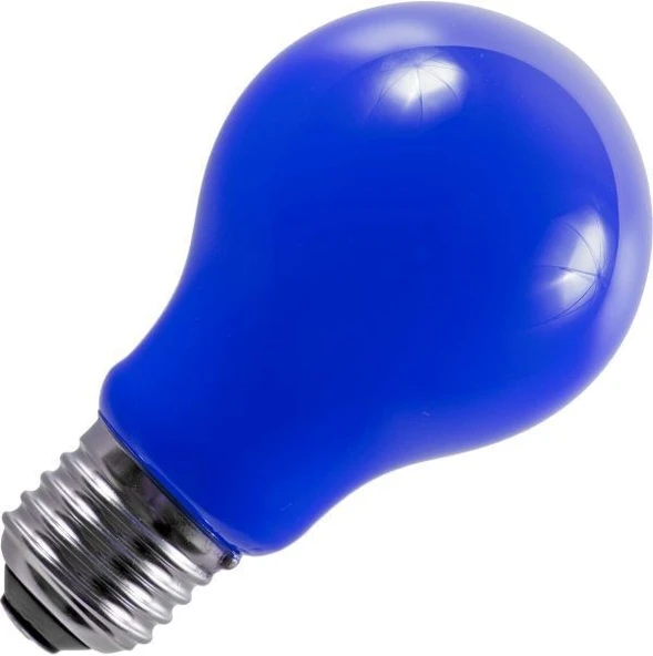 1 Adet 10 Watt Mavi Işık E27 Duy Led Ampul, Mavi Işık 10 Watt Tasarruflu LED Ampul, Mavi Işık Ampul ürün görseli 1