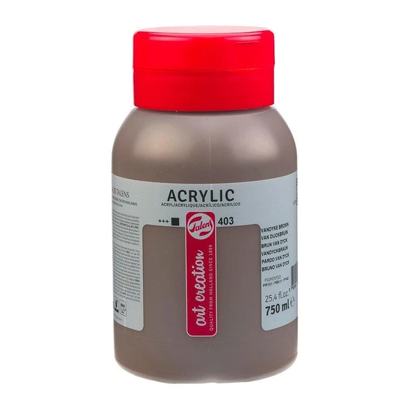TALENS ARTCREATİON AKRİLİK 750 ML VANDYKE BROWN 403 ürün görseli 1