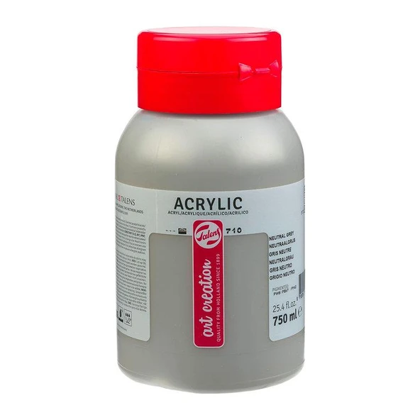 TALENS ARTCREATİON AKRİLİK 750 ML NEUTRAL GREY 710 ürün görseli 1