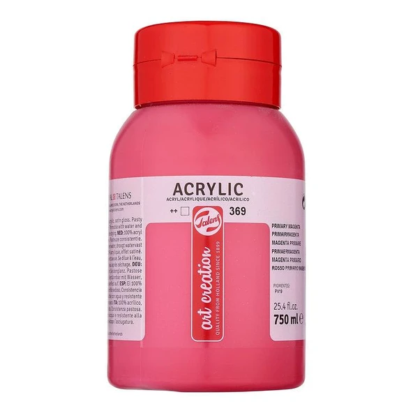 TALENS ARTCREATİON AKRİLİK 750 ML PRIMARY MAGENTA 369 ürün görseli 1