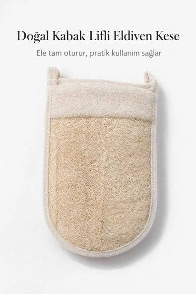 Kabak Lifli Eldiven Battal Vücut Kesesi ürün görseli 1
