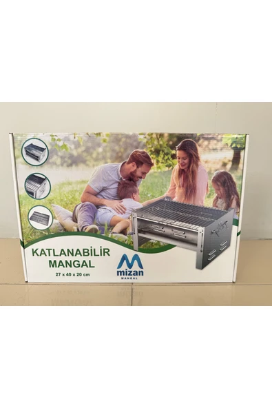 Mangal Katlanabilir Galvaniz Çantalı 0.60MM Kalın - Resim 6