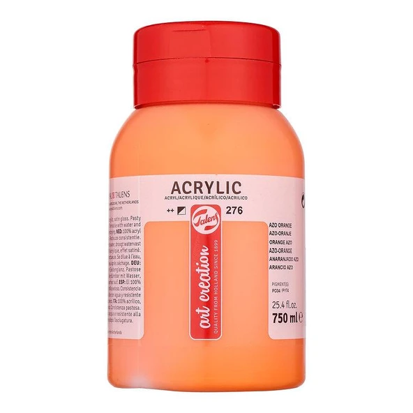 TALENS ARTCREATİON AKRİLİK 750 ML AZO ORANGE 276 ürün görseli 1