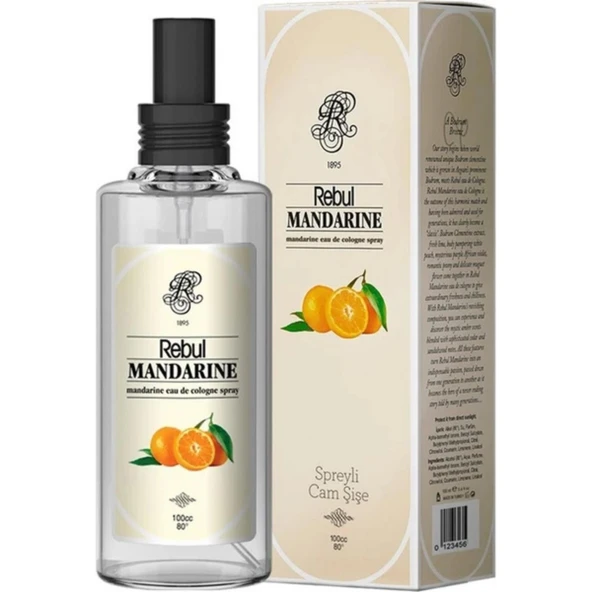 REBUL KOLONYA 125  ML MANDARINE ürün görseli 1