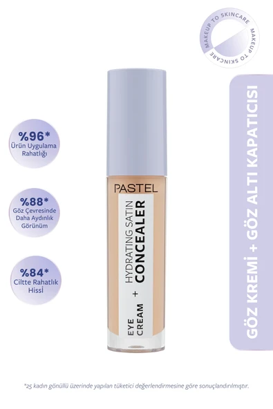 Eye Cream + Hydrating Satin Concealer - Göz kremi + Göz Altı Kapatıcısı 63 Milkshake ürün görseli 1