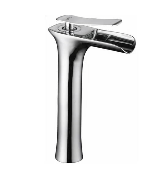 Krom Yüksek Çanak Şelale Akışlı Mutfak & Lavabo Bataryası ürün görseli 1