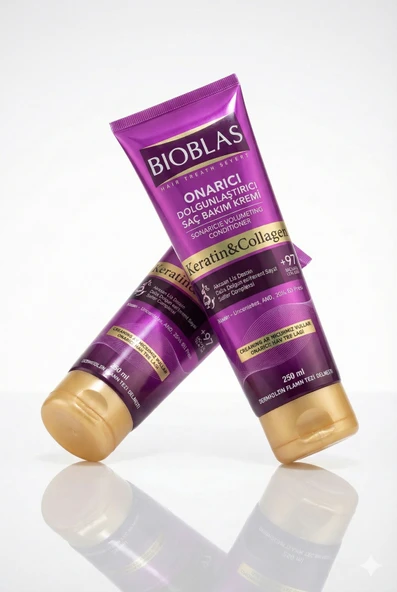 Bioblas Keratin & Collagen Saç Bakım Kremi 2'li Fırsat Paketi ürün görseli 1