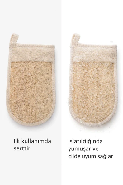 Kabak Lifli Eldiven Battal Vücut Kesesi - Resim 3