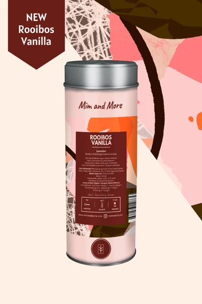 Rooibos Vanilla Tea - Rooibos Vanilya Çayı, 50 gr - Resim 2