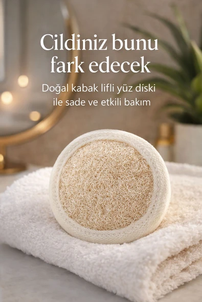 Kabak Lifli Lastikli Yüz Peeling Diski ürün görseli 1