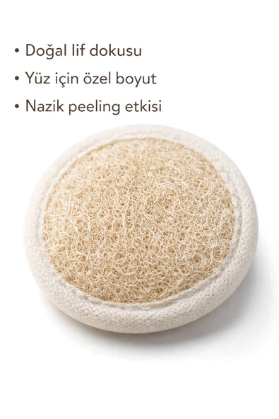 Kabak Lifli Lastikli Yüz Peeling Diski - Resim 4