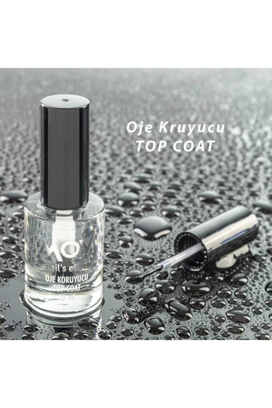MOV Oje Koruyucu Top Coat 12 ML - Resim 2