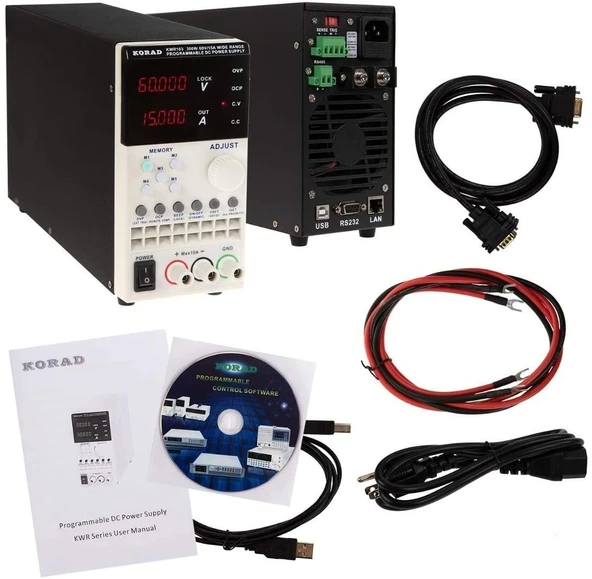 Korad KWR103 60V 15A 300W Programlanabilir Dc Güç Kaynağı Power Supply ürün görseli 1