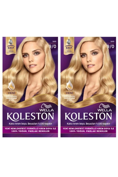 Koleston 9/0 Kit Sarı Saç Boyası 2li ürün görseli 1